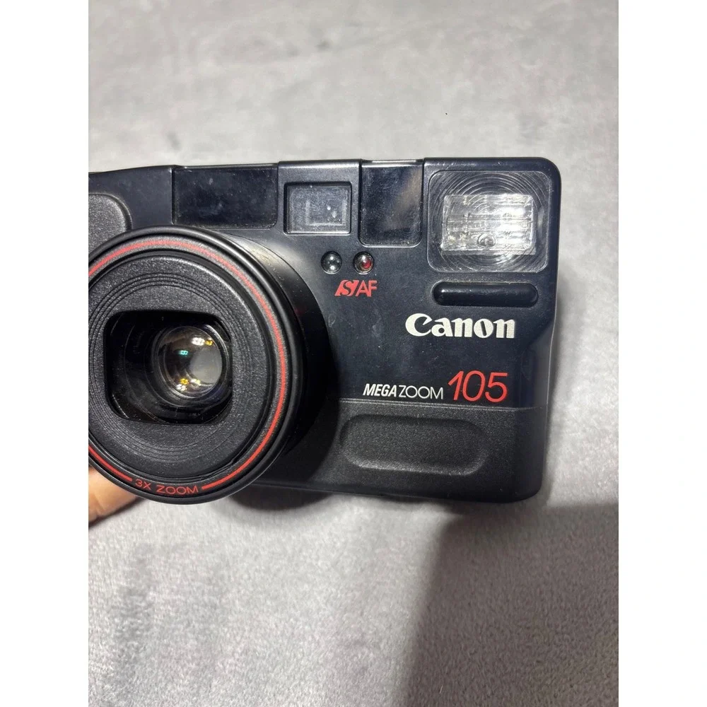 Canon Sure Shot Camera Mega Zoom 105 SAF 35mm Point and Shot Snappy Parts Only